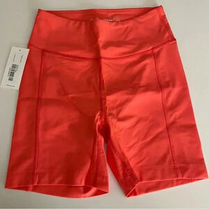 Outdoor Voices Splash Knit 5” Short Hot Coral Swim Water Sports Beach Vacation